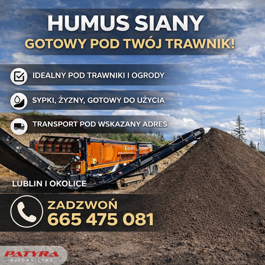 HUMUS SIANY – IDEALNY POD&nbsp;TRAWNIK